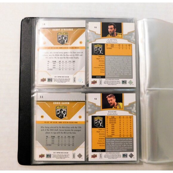 Columbus The Crew Soccer Team Card Album 12 Cards 2 Signed 8x6.5 - Picture 5 of 9